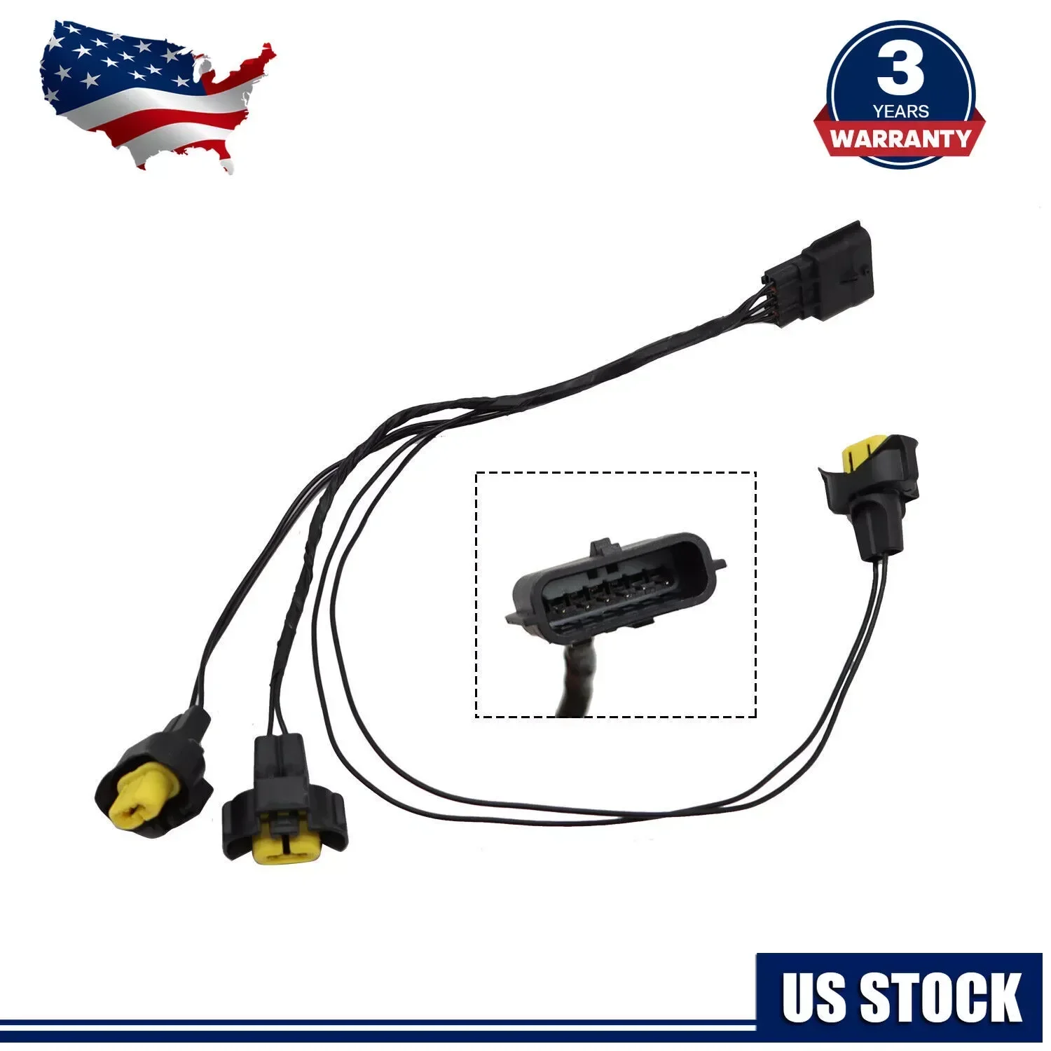 

Fog Light Wiring Harness Front Right Passenger Side Compatible for Maxima 2016-2019 Replaces 24070-4RA0B