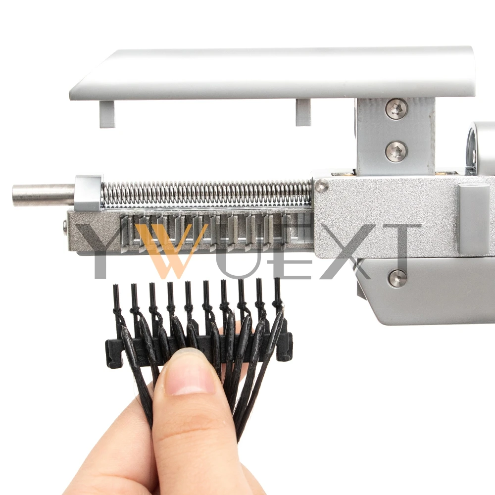 

6D Hair Extensions Machine 5 pins 10 pins Human Hair Connector Kits 6D Micro Link Remove Hair Plier Salon Tools Set