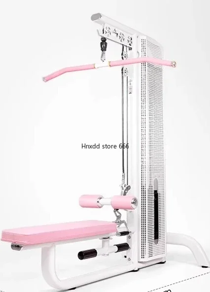 Gym equipment shaping women's high pull-down back strength training squat push hip bridge machine