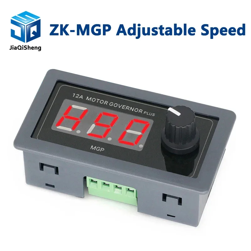 ZK-MGP Adjustable Speed PWM DC Motor Controller 5-30v 12A 360W 6V 12V 24V Slow Start Slow Stop Module