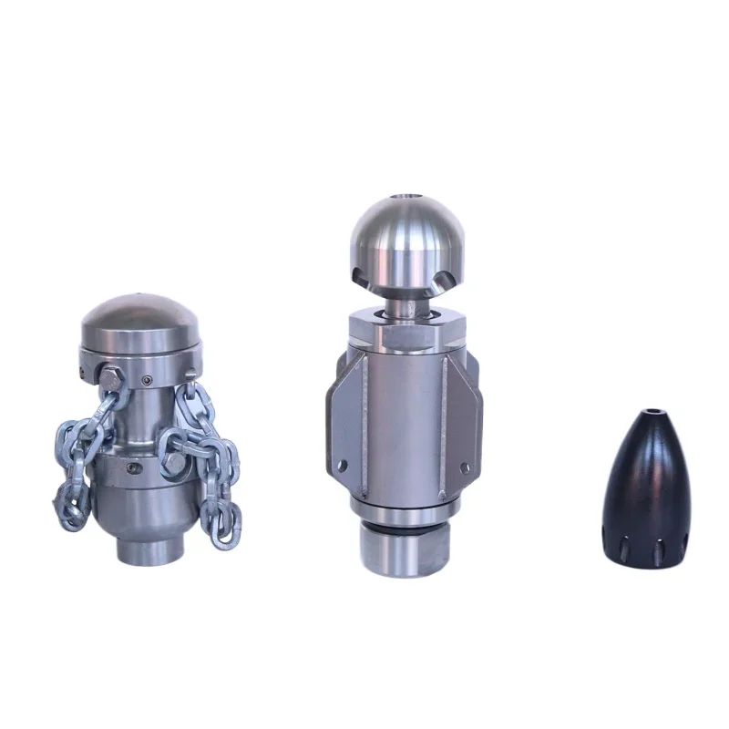 

New rotary nozzle hardened stainless steel pipe cleaning Wukong Dunu high pressure cleaning nozzle