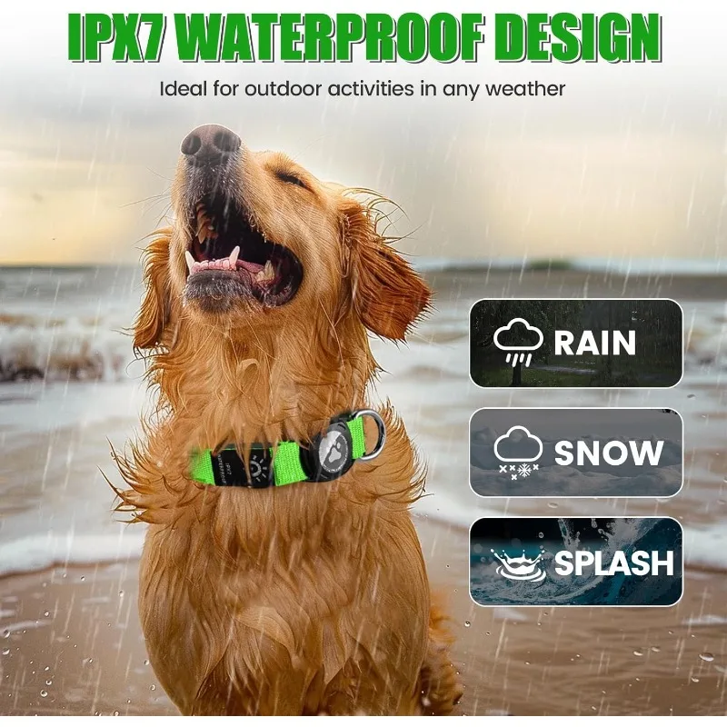 Waterproof AirTag Dog Collar 3
