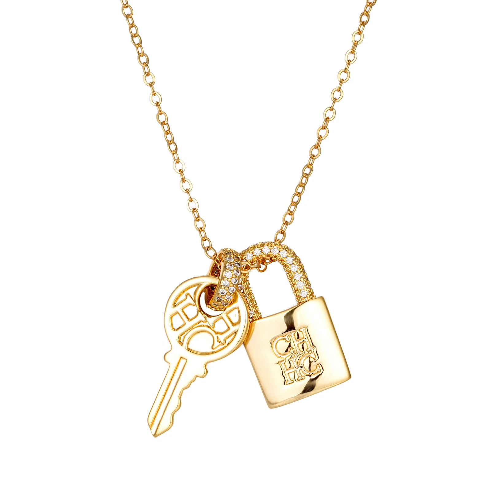 

CHILINCHNENA Персонализированные, модные, простые, универсальные ключи с замком, классические и модные праздничные подарки, женские подарочные ожерелья.