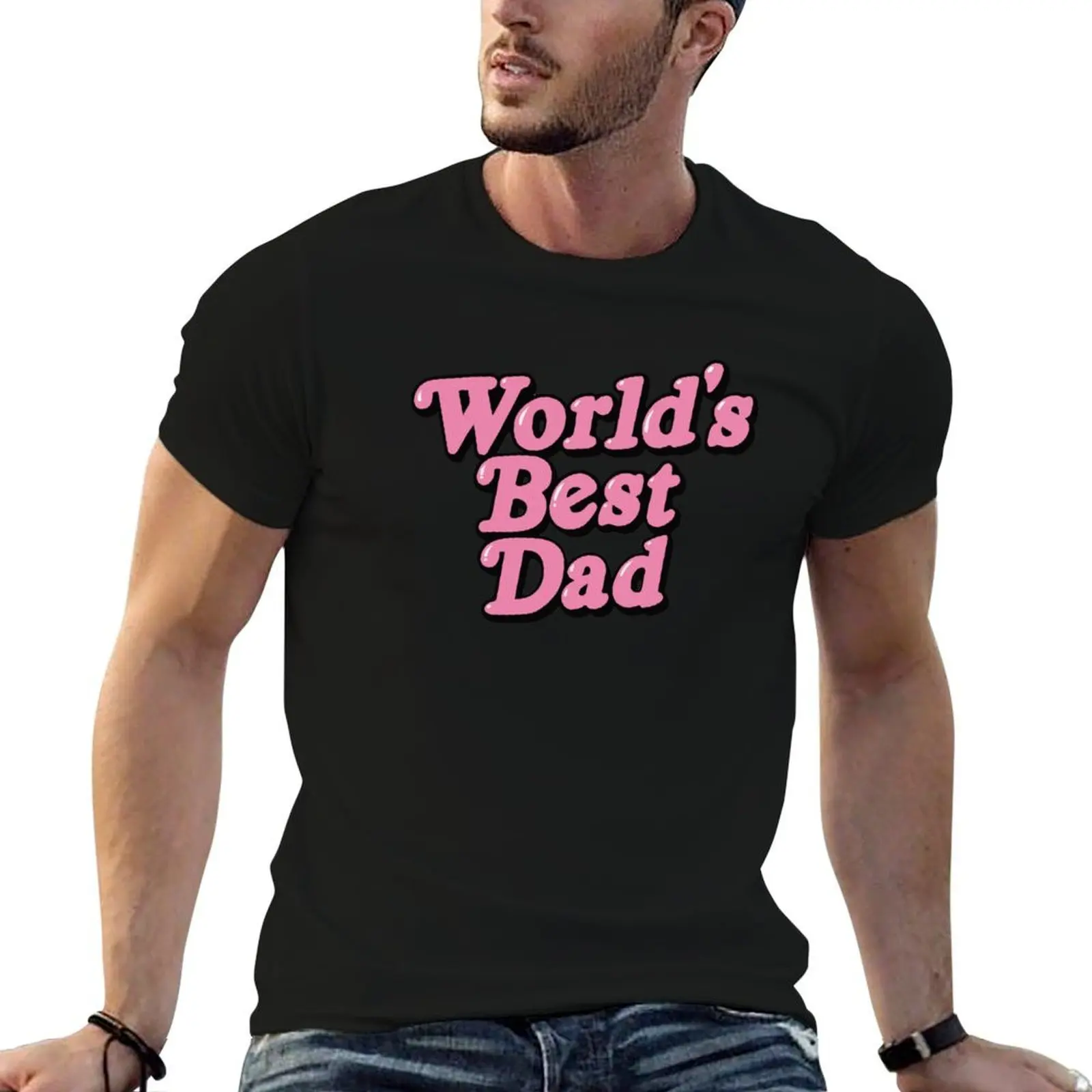 

world's Best Dad T-Shirt t shirts for man graphic funny man t shirts high quality luxury brand man t shirts graphic T-Shirt