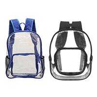 PVC Clear Backpack Workplace Travel Large Casual Pack School Transparent Bag