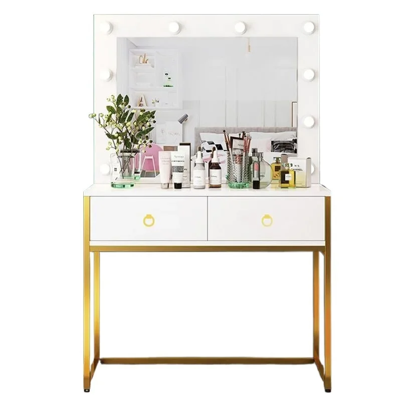 Dressing Table with LED, Makeup Bridal Shop Dressing Table, Professional Makeup Artist Beauty Equipment