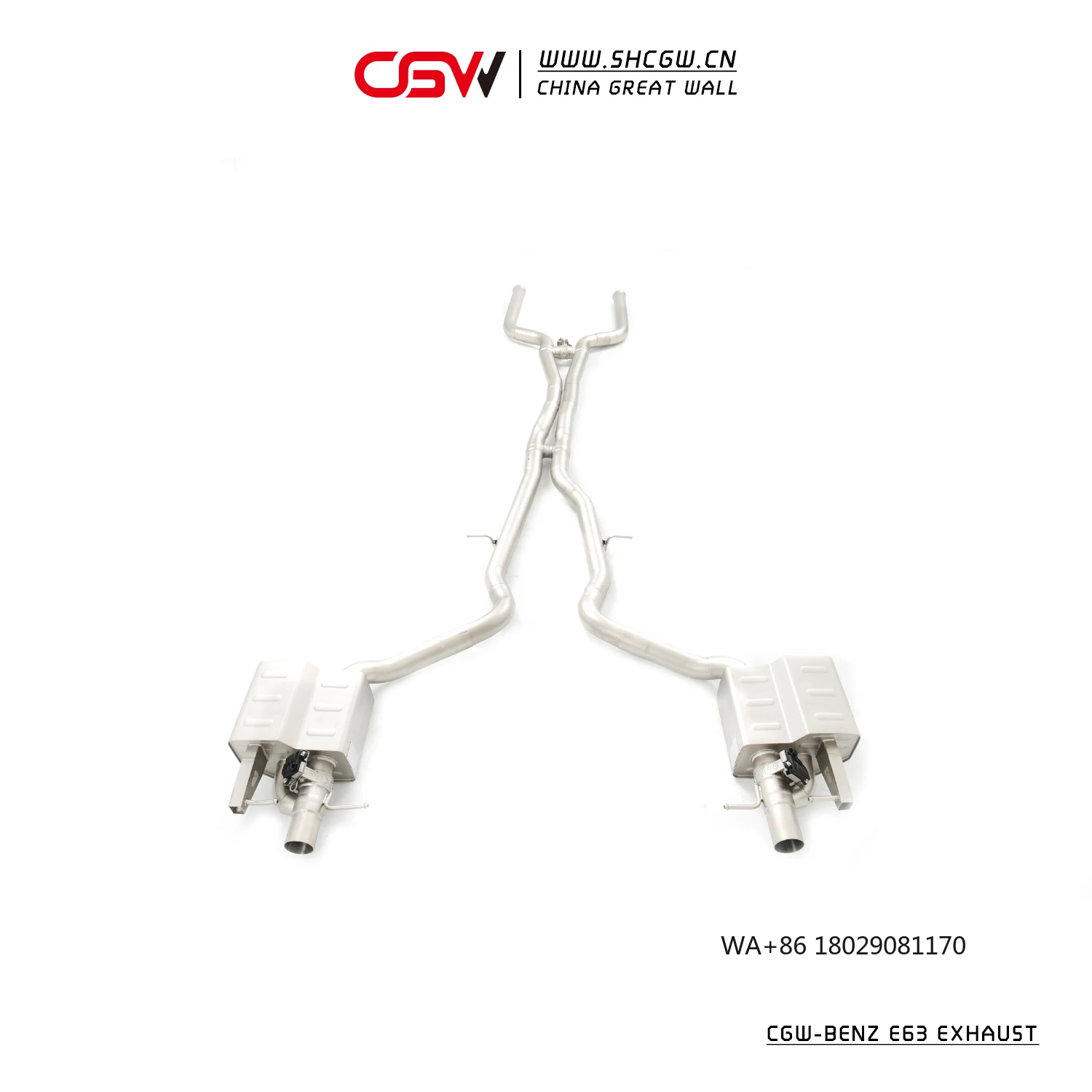 

Выхлопная система с глушителем и системой Cat-back для E63 2012-2017