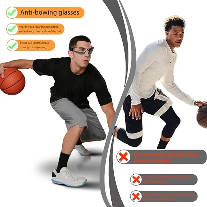 【SPECIAL】6Pcs Basketball Training Glasses,Goggles Basketball Sports Glasses-Basketball Training Equipment For Ball Handling Skil