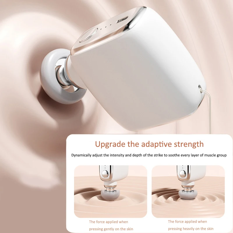 Pocket Mini Fascia Gun High Frequency Vibration Portable Electric Body Massage Gun Muscle Relaxation Fascia Massager