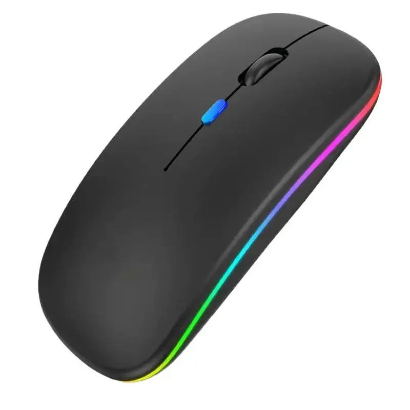 

Wireless Mouse Bluetooth RGB Rechargeable Mouse Wireless Computer Silent Mause LED Backlit Ergonomic Gaming Mouses for Laptop PC