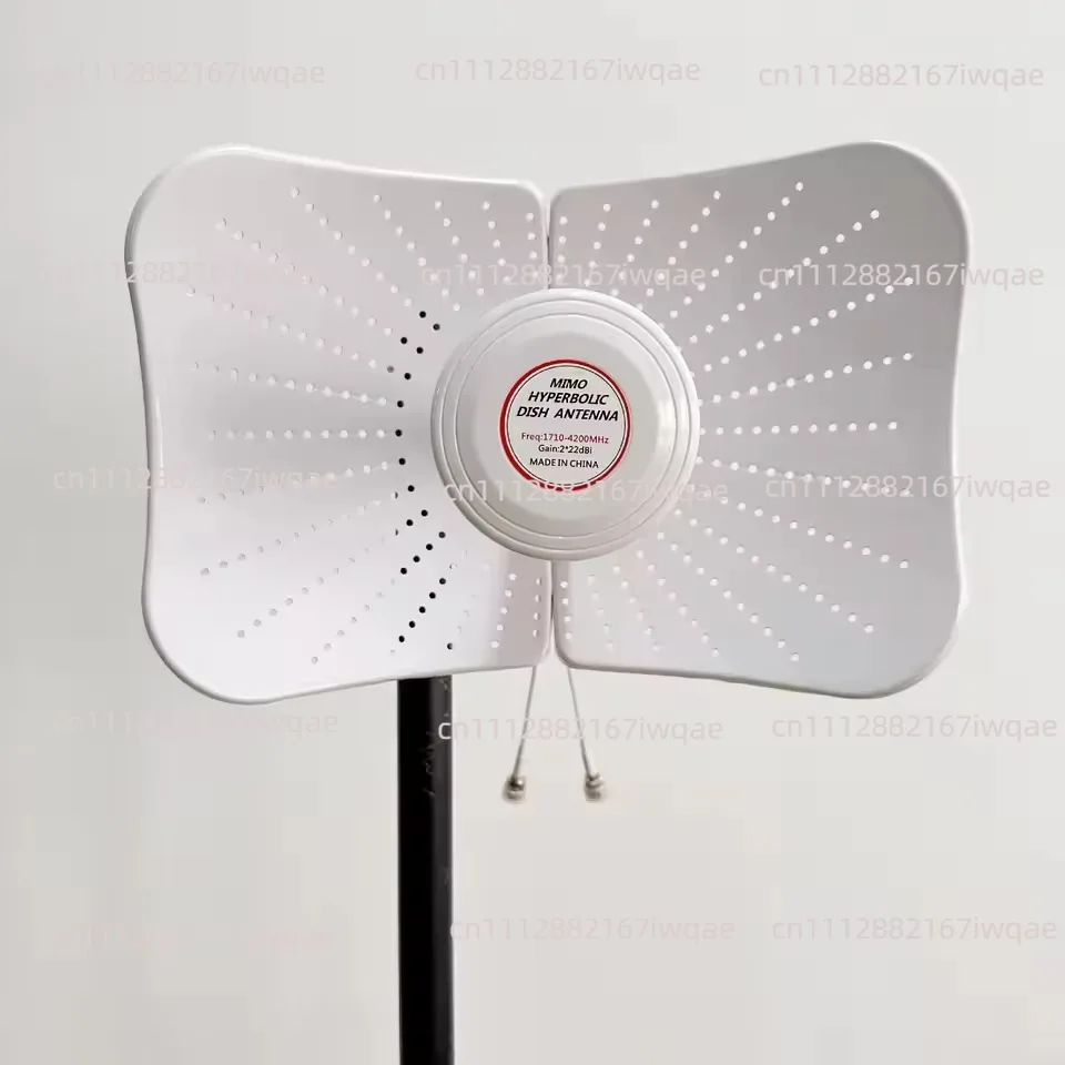 Wifi 4G 5G Signal Amplifier Antenna, 1710-4200MHz 19dBi High Gain Split Parabolic Directional Antenna