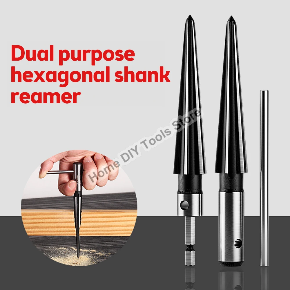 3-13mm&5-16mm Taper Reamer Hand Metal Reamer Deburring Enlarge Pin Hole Handheld Reamer For Wood Metal Plastic Drilling Tools