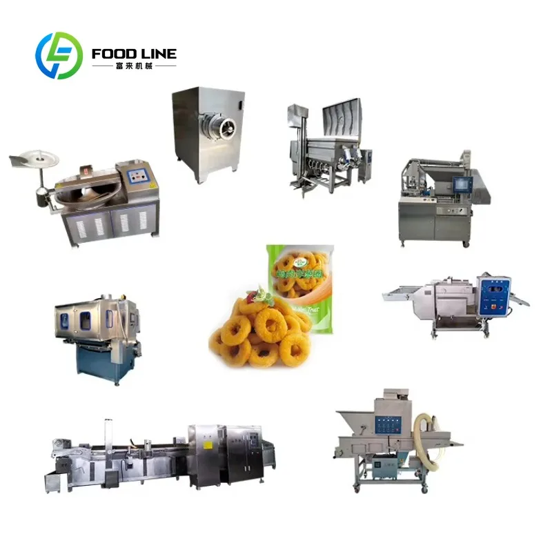 Fully Automatic Wholesale Frying Tunnel Chicken Nugget Production Line Shrimp Chicken Nuggets Making Machine