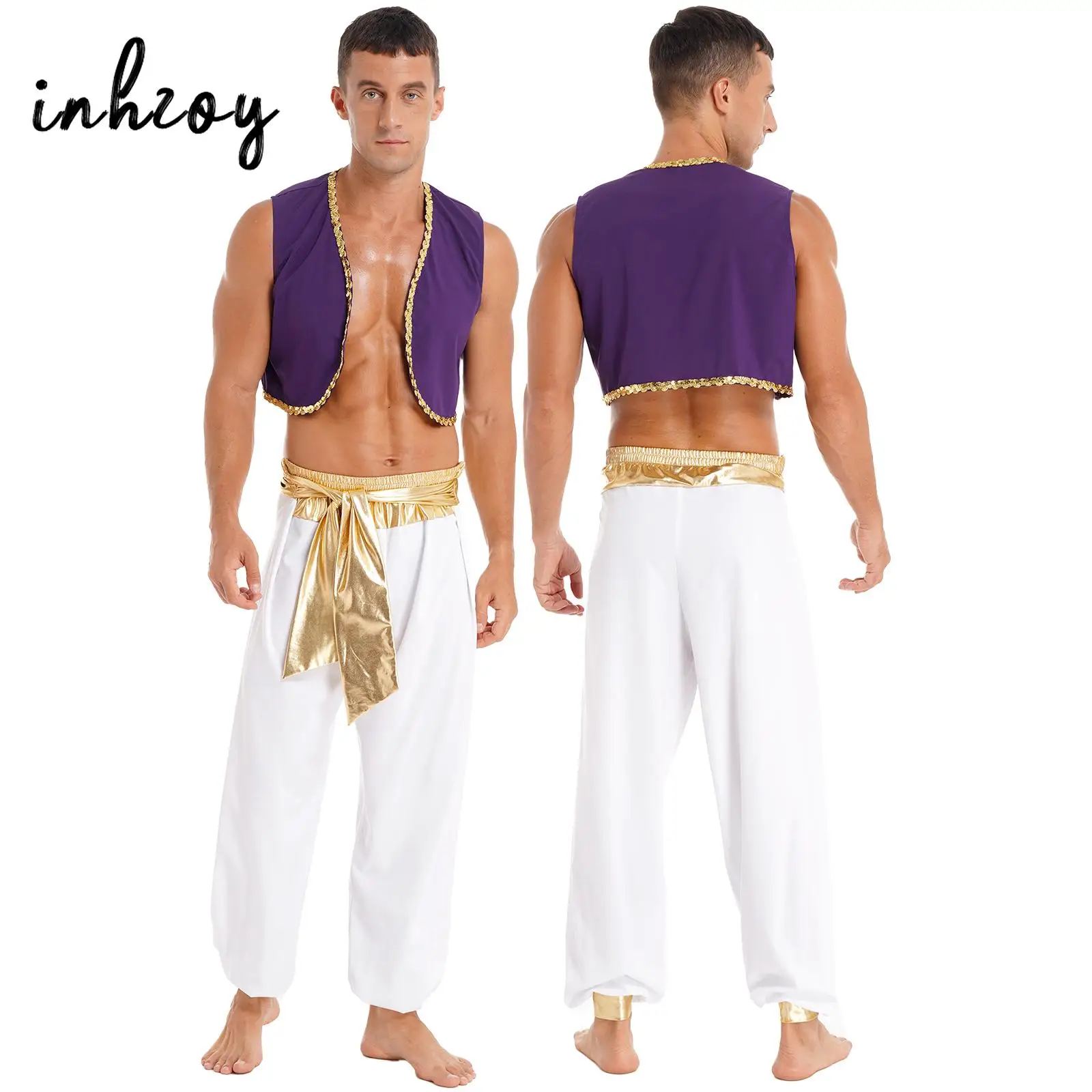 Costume Rôle Prince Fantastique Freebily Déguisement Prince Arabe Enfant - Cape Gilet Pantalon Costume Carnaval 3-16 Ans Costume Rôle Prince Fantastique Freebily Déguisement Prince Arabe Enfant - Cape Gilet Pantalon Costume Carnaval 3-16 Ans