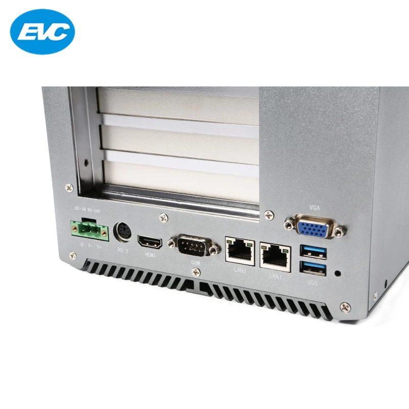 2020 أفضل سعر Win 10 كمبيوتر بدون مروحة مع 4 فتحات Pci صندوق صناعي كمبيوتر صغير #4