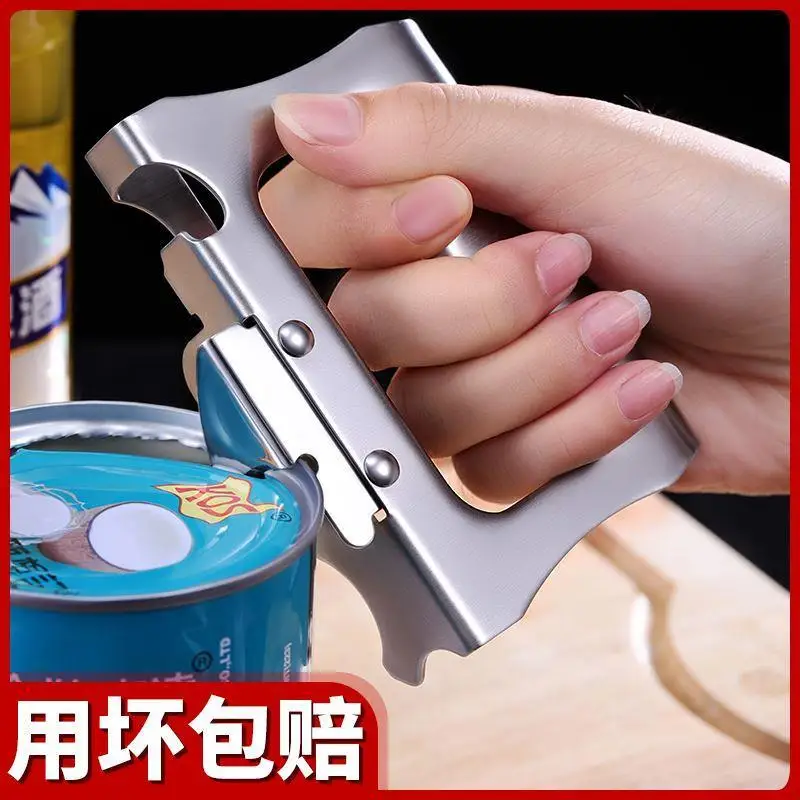 

Can opener Multifunctional bottle opener Stainless steel can opener Iron can knife Beer bottle opening tool