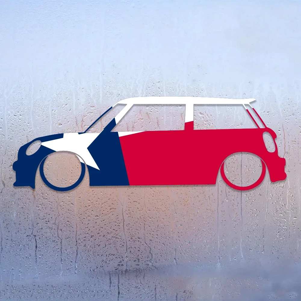 Creative Texas State Flag Car Sticker Auto Vinyl Decal Decoration Accessories For MINI Cooper S R55 R56 R57 R60 F55 F56 F60 JCW
