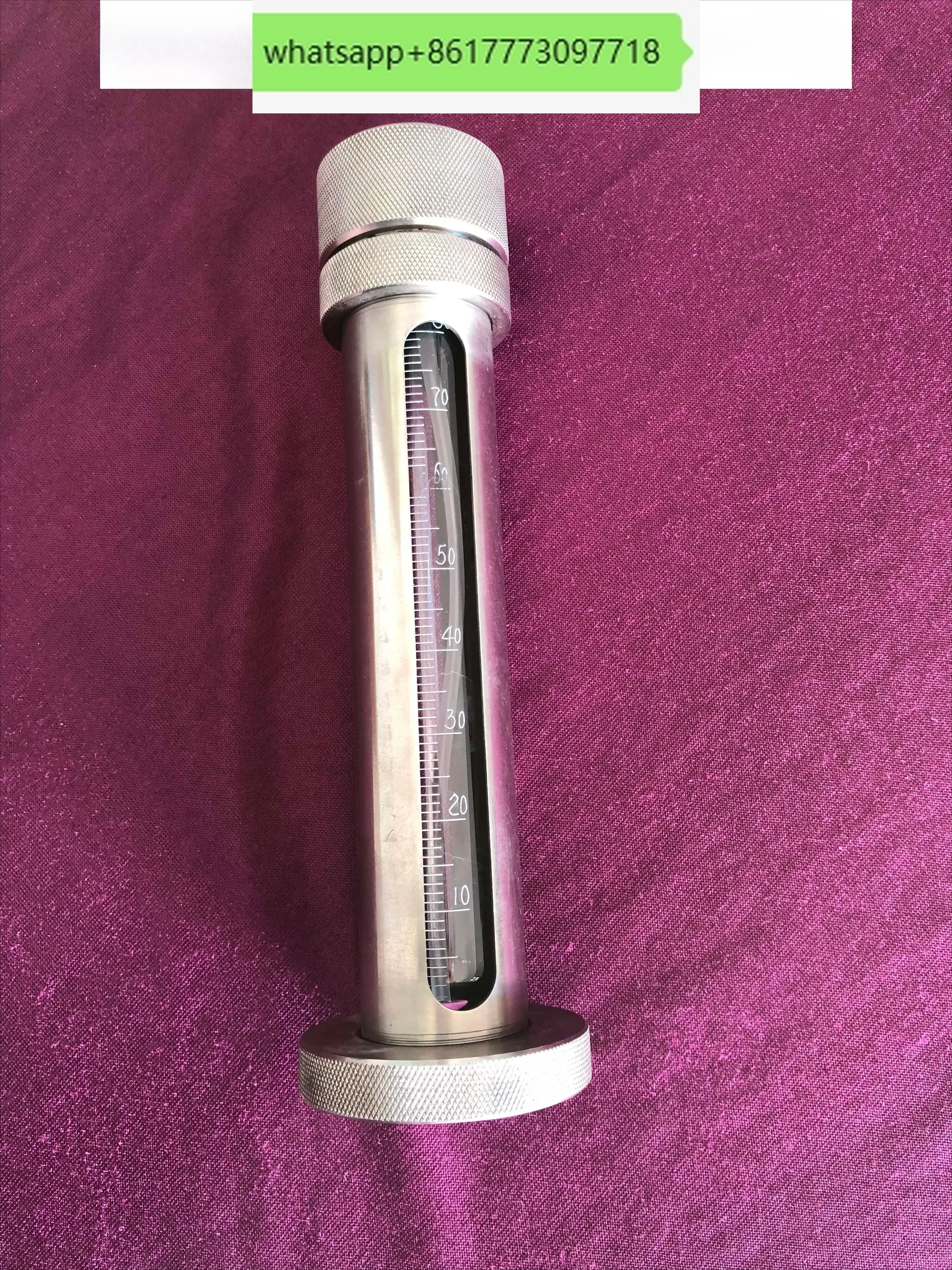 

Aerosol filling equipment, high pressure test tube 0-80ml stainless steel jacket, special mechanical accessories