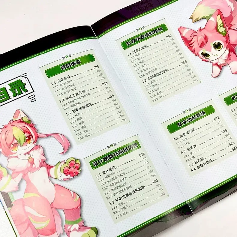 Beast Character Drawing Techniques Book | Furry Character Design Guide for Illustrators & Furry Fans