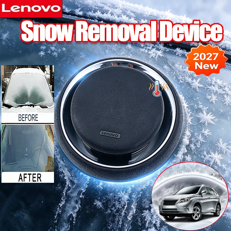Lenovo Car Winter Ice Remover Device SolarPower Windshield Deicer Snow Melting Tool Anti Freeze Efficient Deicer Instrument Auto