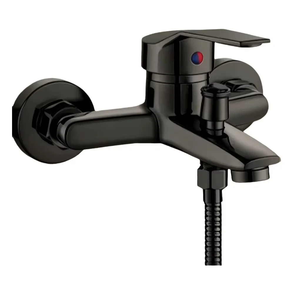Bathroom Three-Piece Set with Shower Faucet Mixing Valve Bathtub Three-Way Hot And Cold Water System for Modern Bathrooms image 4