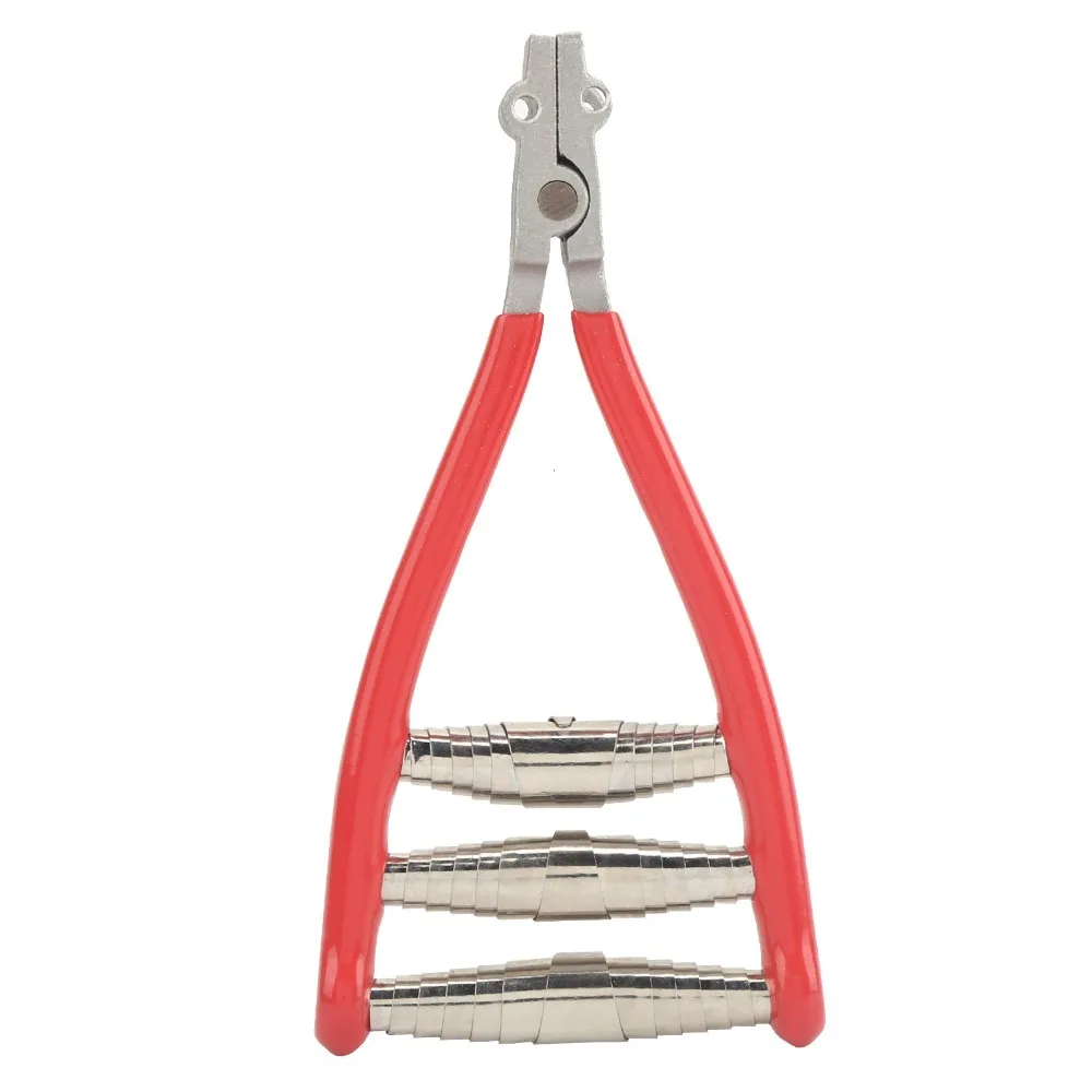 

Stainless Steel Stringing Clamp 3 Spring Wide Head Racket Stringing Tool Starting Clamp Badminton Racket Stringing