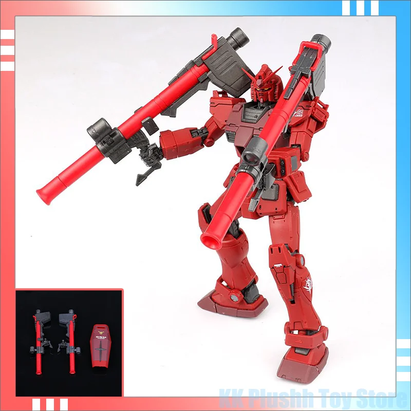 متوفر 012 نموذج HG 1/144 Rx-78-2 الجمعية أطقم منمذجة اللون الأحمر Char Ver عمل أرقام روبوت البلاستيك نموذج أطقم لعبة مخصصة