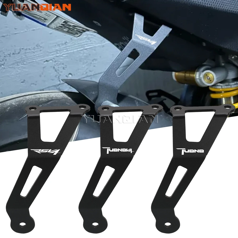 

For Aprilia TUONO V4 RSV4 2021 2022 2023 2024 2025 Motorcycle Accessories Exhaust Hanger Bracket Rear Footpeg Blanking Holder