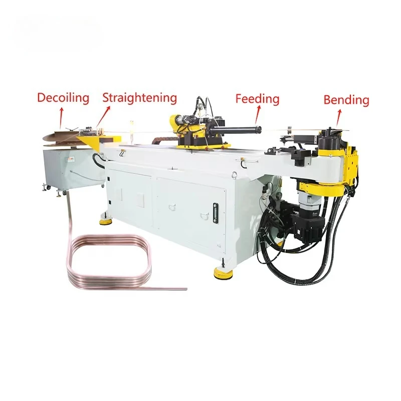 Decoiling Straightening Pipe and Tube Bending Machine Automatic Pipe Bending Machine for Metal Tube Processing Furniture