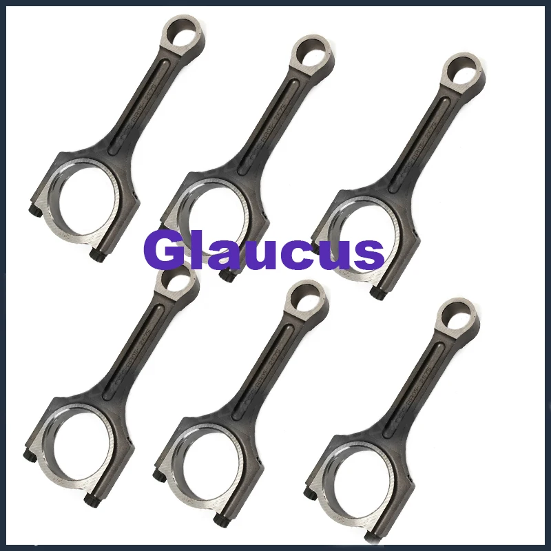 6 pcs G6BA G6BAG G6BAY Engine connecting rod for Hyundai Sonata/Trajet/Santa fe/Coupe / KIA Magentis V6 2.7L 01- 23510-37104