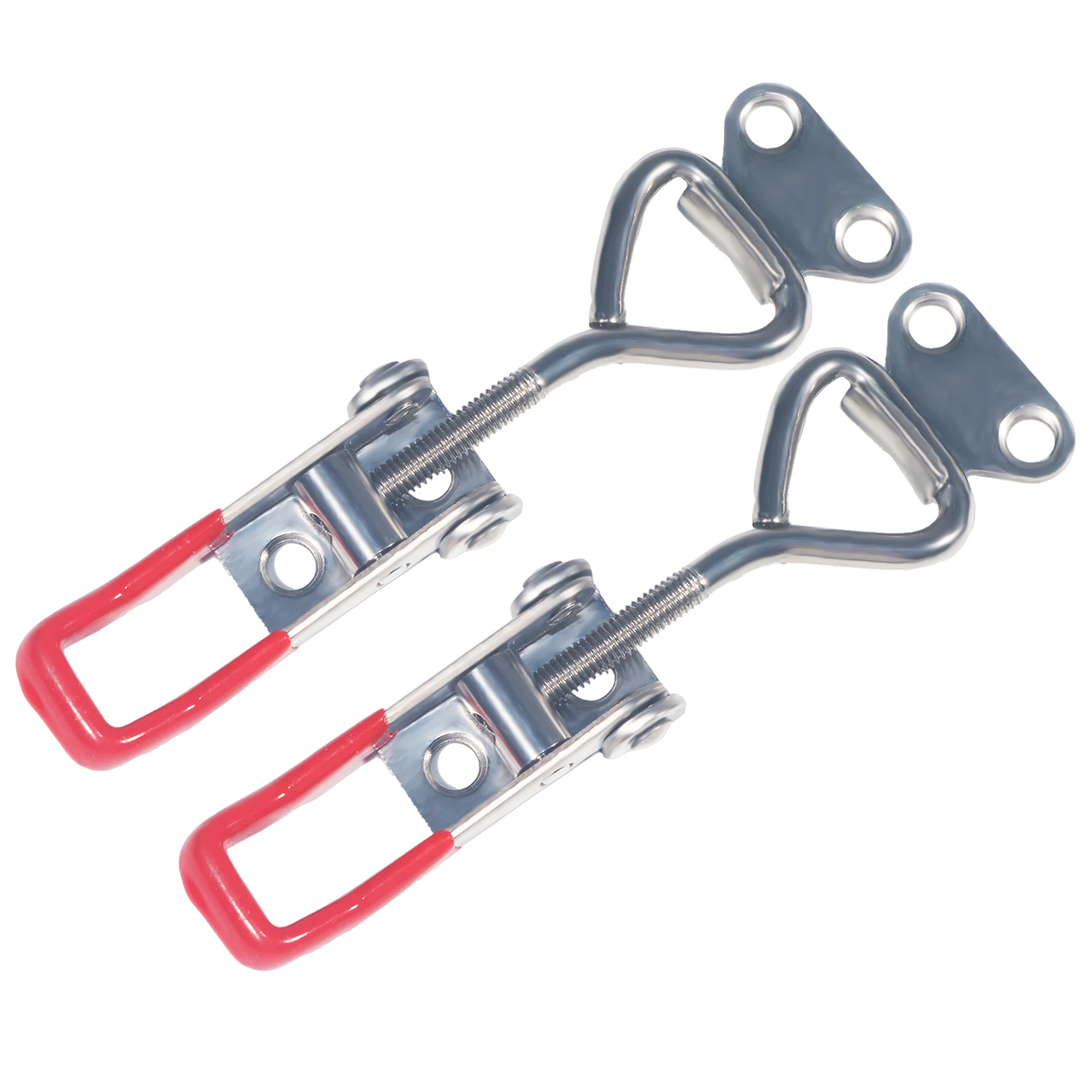 2/4/8pcs Heavy Duty Adjustable Toolbox Case Metal Toggle Latch Catch Clasp Quick Release Clamp Anti-Slip Toggle Clamp Tools