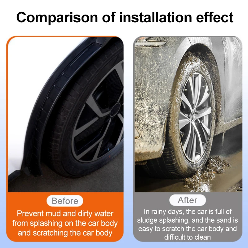 واقيات الطين لتصفيف السيارات لـ Haval H7 2025 Dargo X H-Dog Big Dog MK2 2023 2024 ملحقات تعديل مصدات الطين #3