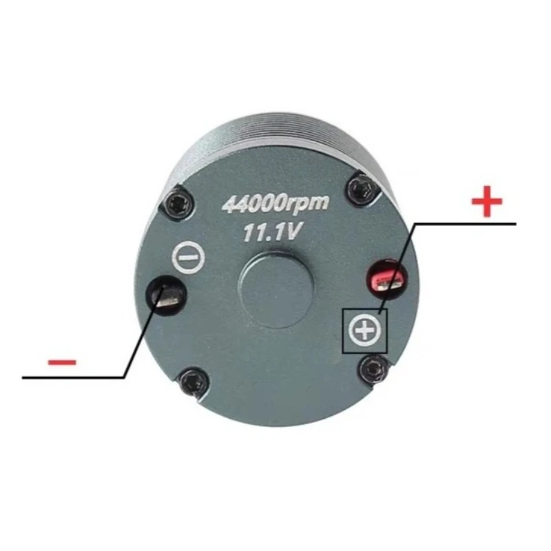 370 Circular brushless built-in drive motor N50UH NdFeb high speed motor 44000rpm