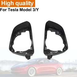 New Rearview Mirror Frame Fixing Bracket Housing Mirror Cover For Tesla Model 3 Model Y 2017-2026 Highland Juniper Accessories