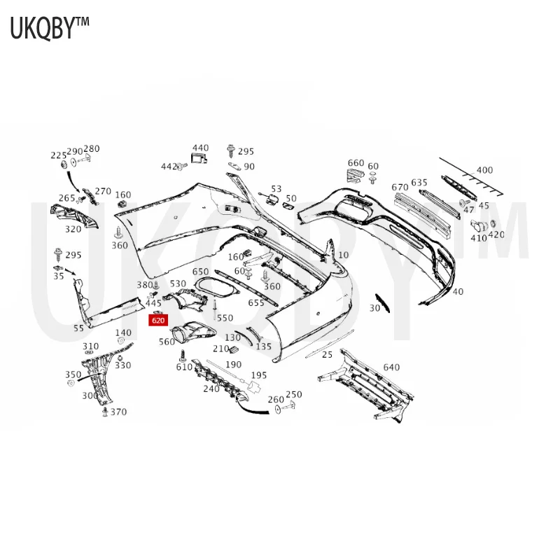 Clamp the fixing parts of the tail pipe baffle bracket with nuts; 4,2 A0049943645 A0029949345 51718259788 07149362695 6321716078