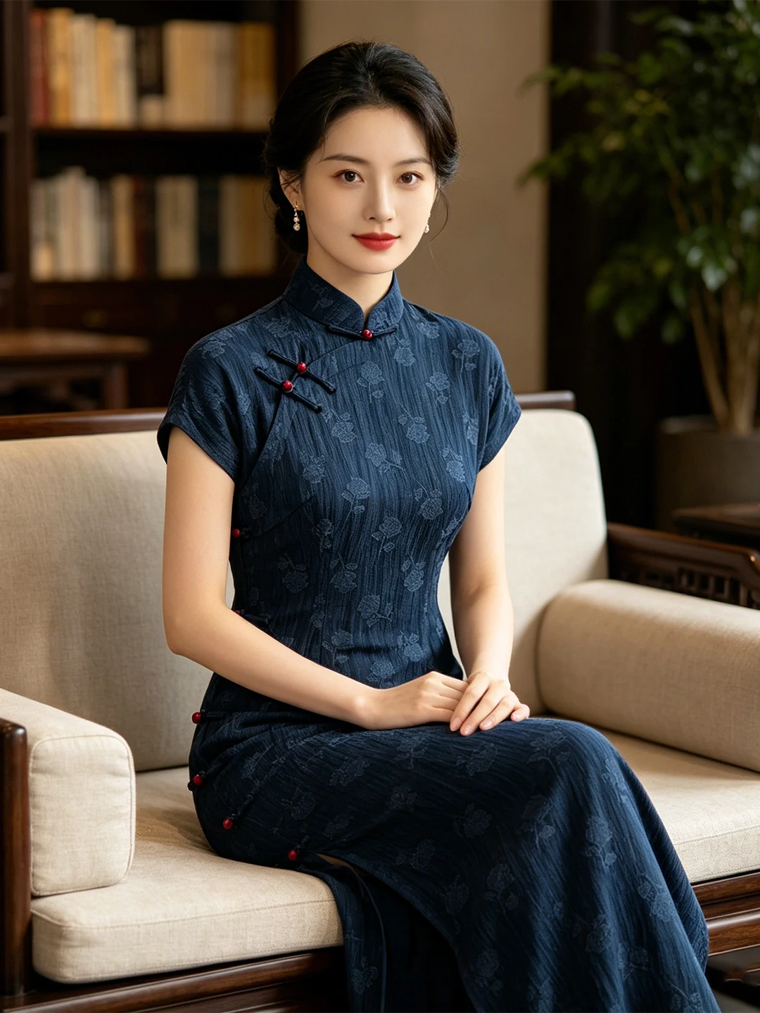 

Элегантная женская летняя блузка-туника Dorabana с открытым передом, новый стиль, ретро-цветочный узор, повседневная улучшенная модель для мам