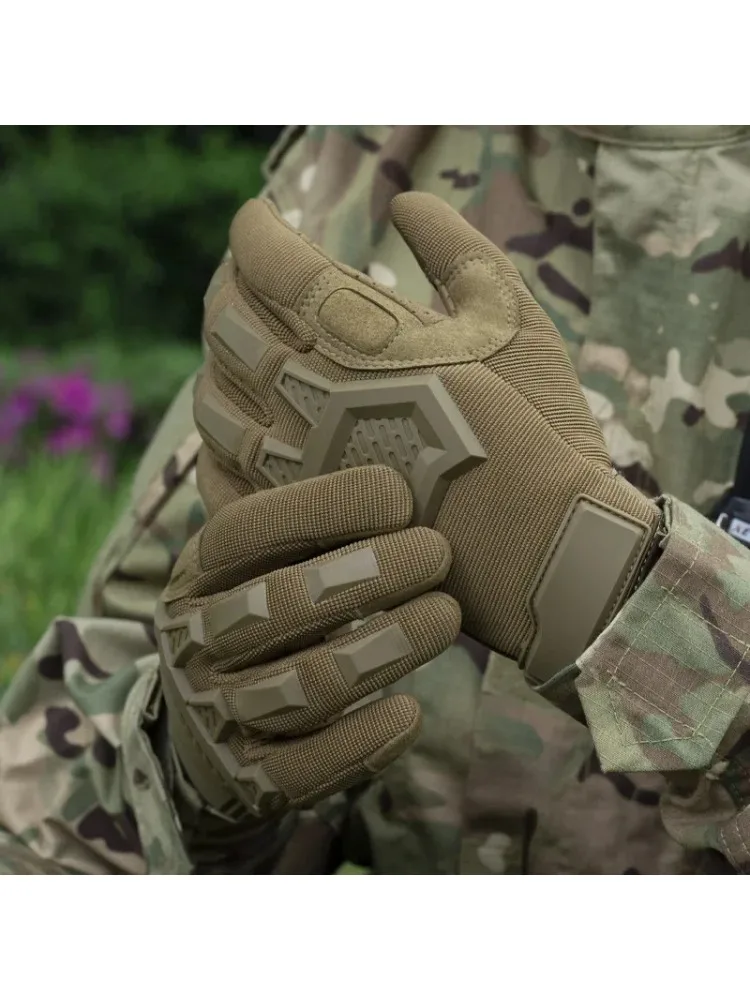 AliExpress NONE Men Tactical Touch Screen Gloves Hard Shell Protection Full Finger Non-slip Breathable Motorcycle Riding Cycling Hunting