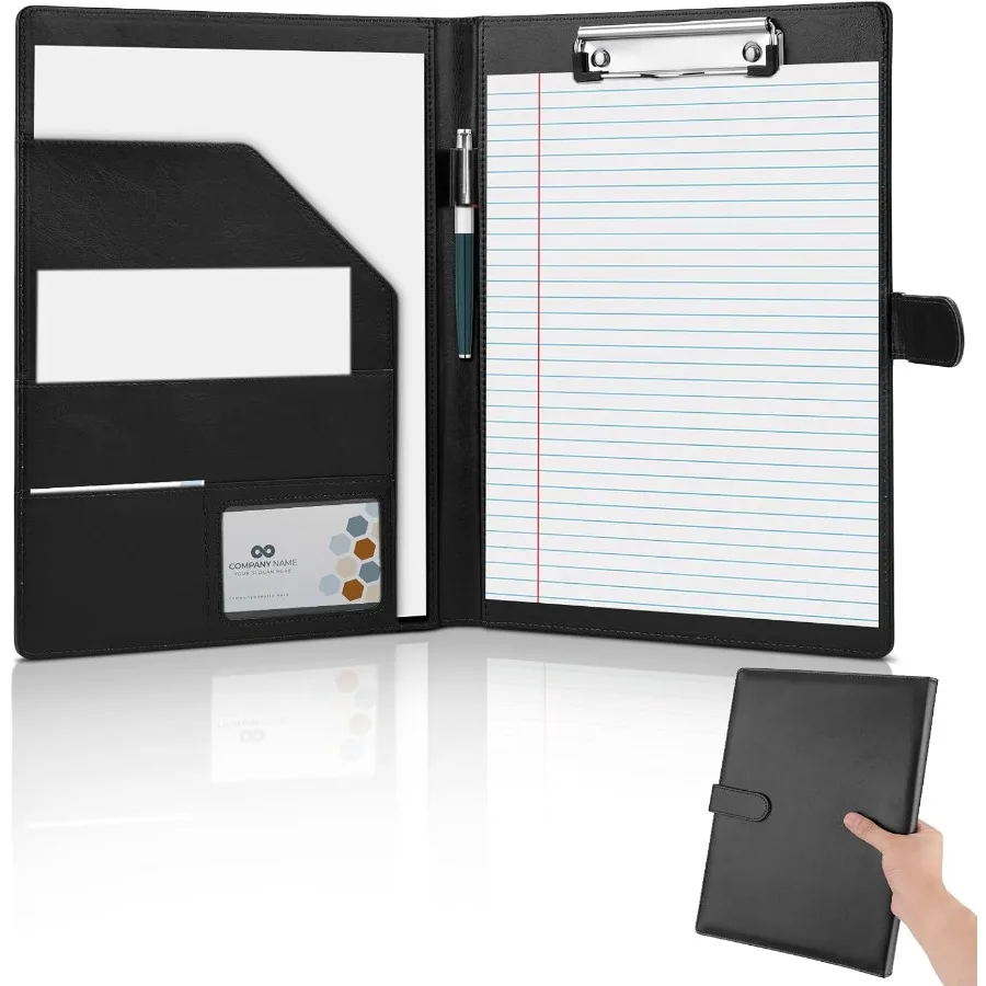 

Professiol Padfolio Multi Fution Портфель из искусственной кожи Папка для интервью с буфером обмена Папка для правой документов Бизнес C