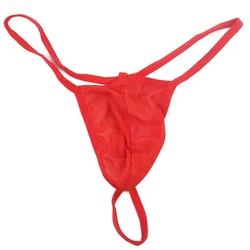 Sexy Men's T-string Thongs Mesh Thin Belt Underwear T-back Low Rise Briefs Bikini Skin-friedly Underpants Spandex Lingeries