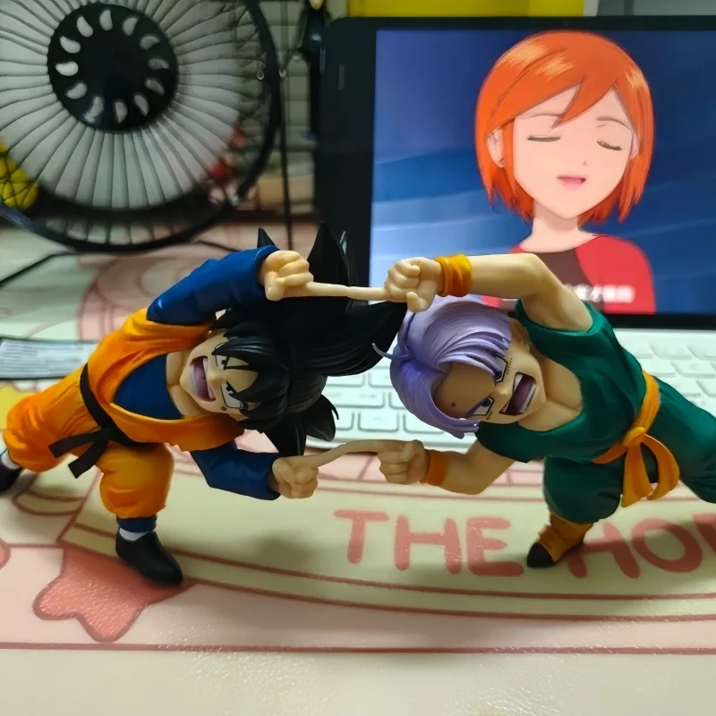 

Hot 10cm Dragon Ball Figures Gotenks Trunks Combined Body Action Figures Pvc Anime Collection Model Toys Periphery Collect Gifts