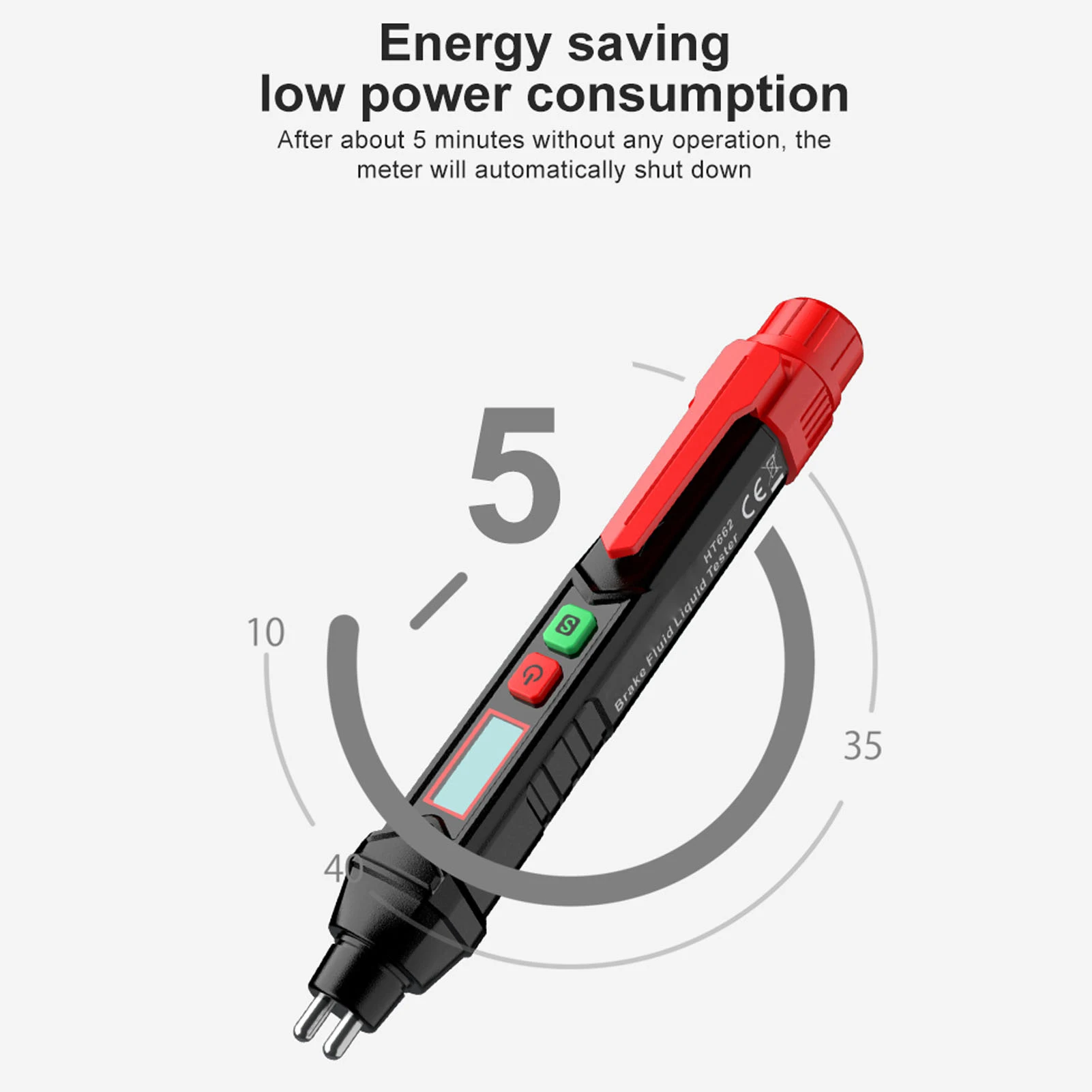 브레이크 유체 액체 테스터 ABS 차량 오일 수분 감지기 빠른 테스트 측정 변경 자동차 용 0% -4% 수분 함량