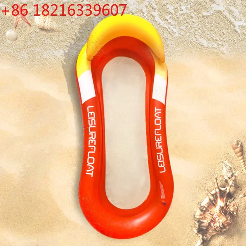 Adult backrest folding mesh  inflatable mesh floating bed floating bed floating  water