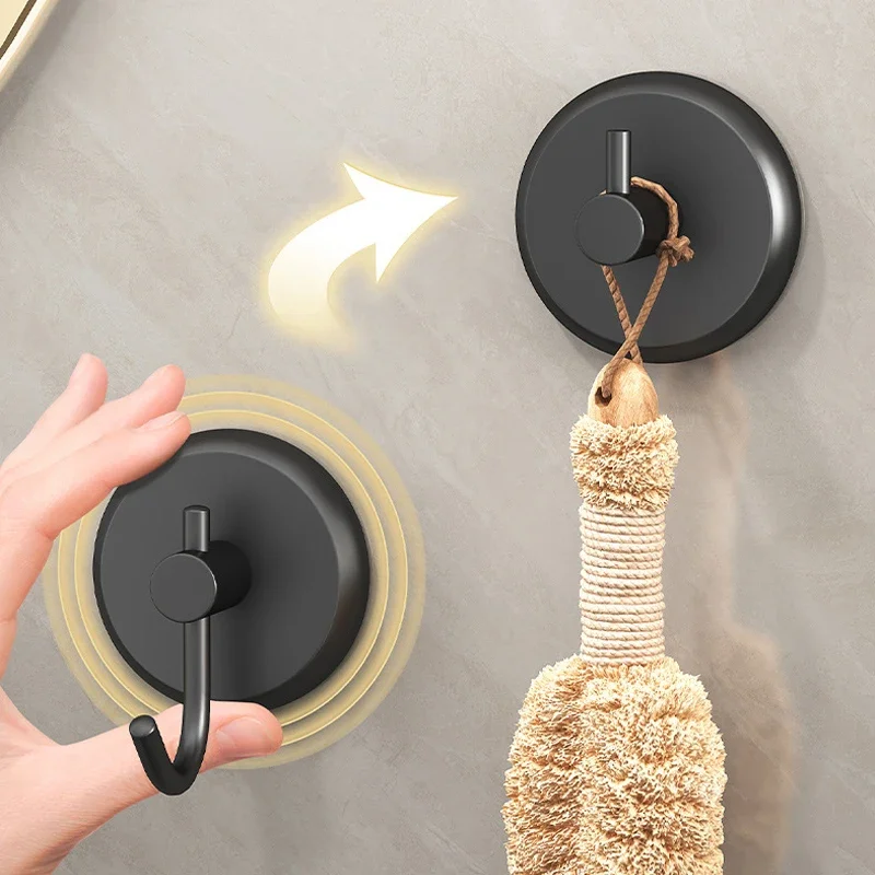 10/1PC Vacuum Suction Cup Hooks Stainless Steel Strong Adsorption Towel Holders Kitchen Bathroom Suction Cup Hook Wall Hangers