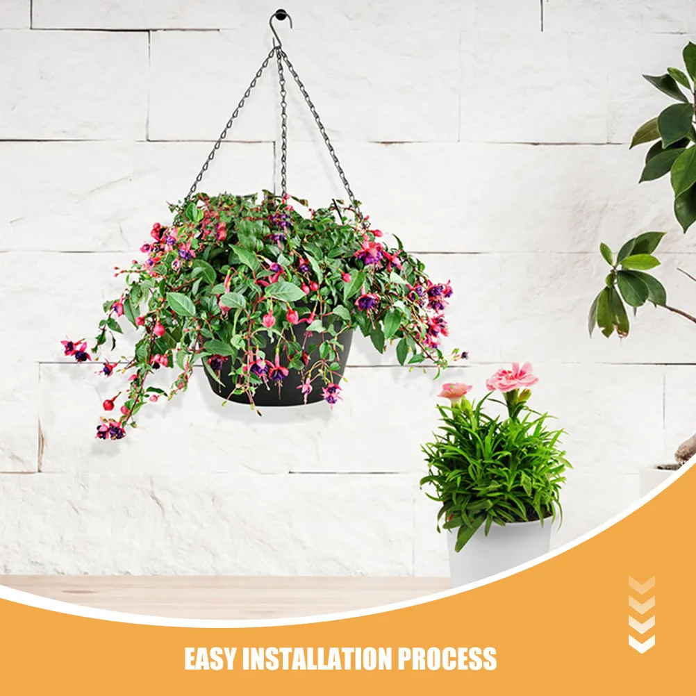 5Pcs Heavy Duty Metal Hanging Chains Adjustable 20 Inch Replacement Flower Pot Chains Hanging Baskets Bird Feeders Lanterns