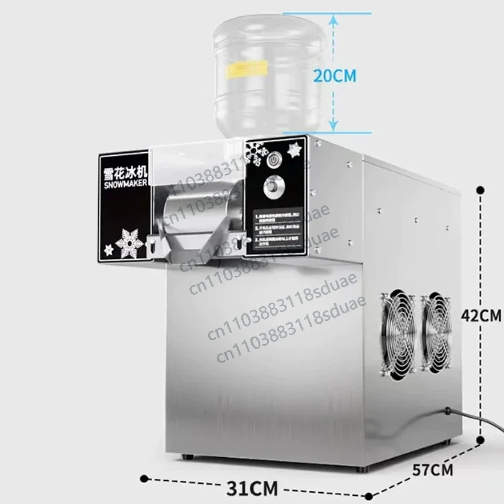 

Commercial Snow Ice Maker Shaver Machine Europe Snowflake Ice Machine Bingsu Machine Snowflake Ice Shaving 180kg/24h