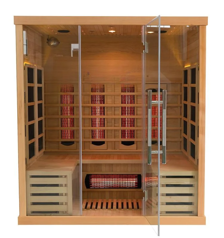 Traditional Custom Indoor Wooden Dry Steam Sauna Room For Sale