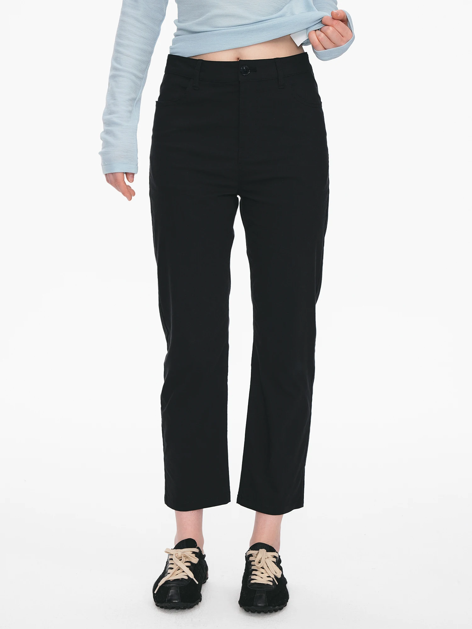

Женские брюки Taffa Early Spring New Style 'Quadri-Flex' матовые, складные, повседневные, из девяти частей, удобные, дышащие, прямого кроя
