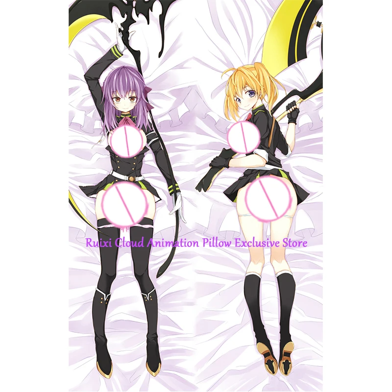 

Dakimakura Anime Pillow Cover Mitsuba Sangu Double Sided Print 2Way Cushion Bedding Gifts