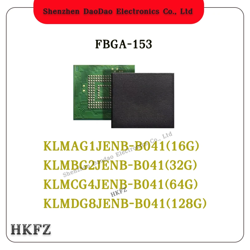 

KLMDG8JENB-B041 KLMAG1JENB-B041 KLMBG2JENB-B041 KLMCG4JENB-B041 BGA-153 EMMC Chip