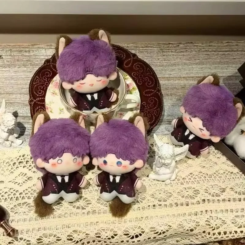 10cm 러브앤딥스페이스 게임 라파엘 코스프레 고양이 귀 꼬리 애니메이션 ACG 굿즈 피규어 치 유/친 체 봉제인형 여자친구 선물 인형